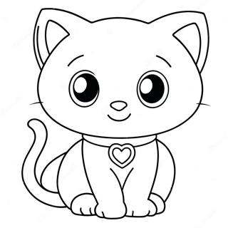 Super Kitty Coloring Page 20732-16379