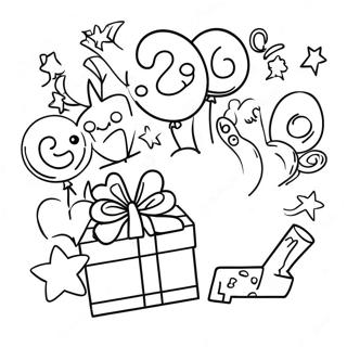 Congratulations Celebration Coloring Page 20782-16431