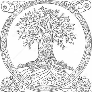 Tree Of Life Coloring Page 20802-16443