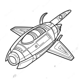 Spaceship Coloring Page 20822-16466