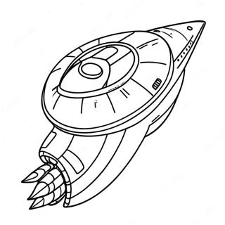 Spaceship Coloring Page 20822-16467