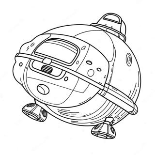 Spaceship Coloring Page 20822-16468