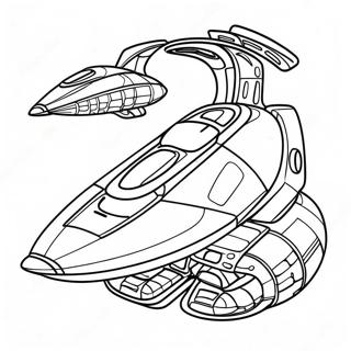 Spaceship Coloring Pages