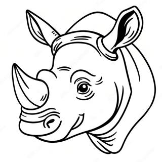 Rhino Coloring Page 20832-16470