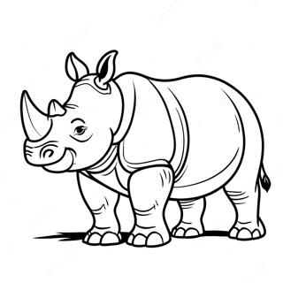 Rhino Coloring Page 20832-16471