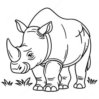 Rhino Coloring Page 20832-16472