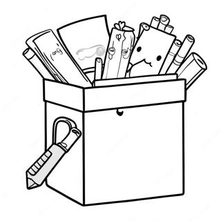 Sticky Lankybox Characters Coloring Page 20862-16480