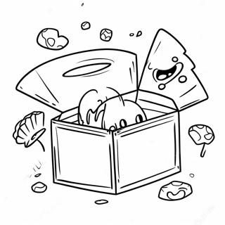 Funny Sticky Lankybox Adventures Coloring Page 20863-16489