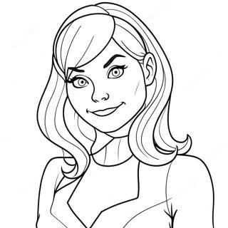 Gwen Stacy Coloring Pages