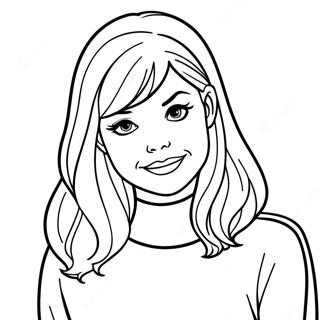 Gwen Stacy Coloring Page 20902-16535