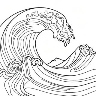 Tsunami Coloring Page 20912-16524