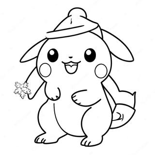 Christmas Pokemon Coloring Page 20932-16550