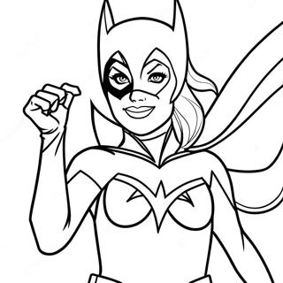 Batgirl Ausmalbild 20962-16576