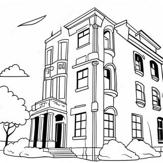 Building Coloring Page 20992-16592