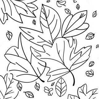 Fall Leaves Coloring Pages