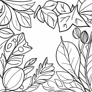 Fall Leaves Coloring Pages