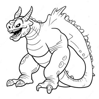 Monster For Adults Coloring Pages