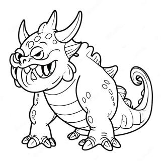 Monstrous Creature Coloring Page 21052-16663