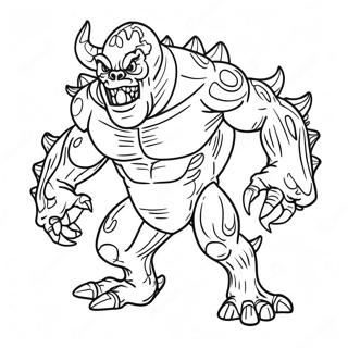 Monstrous Creature Coloring Page 21052-16664