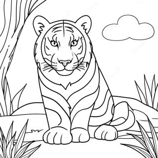 Big Cats Coloring Pages