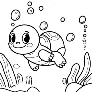 Squirtle Coloring Pages