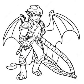 Dragon Prince Coloring Pages