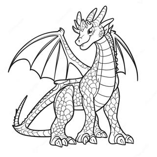 Majestic Dragon Prince Coloring Page 21133-16709