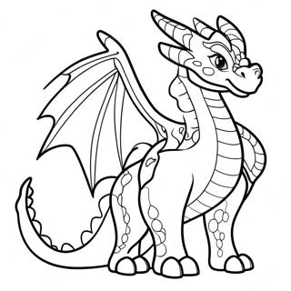 Majestic Dragon Prince Coloring Page 21133-16711