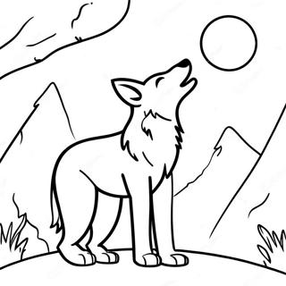 Coyote Coloring Pages