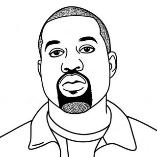 Kanye West Målarbild 21172-16736