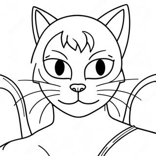 Cat Noir Coloring Pages