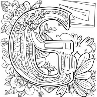 Letter G Coloring Pages