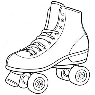 Colorful Roller Skates Coloring Page 21223-16782