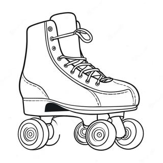 Colorful Roller Skates Coloring Page 21223-16783