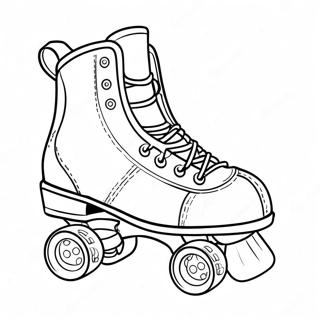 Colorful Roller Skates Coloring Page 21223-16784