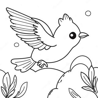 Bird Flying Coloring Page 21272-16802