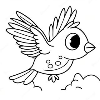 Bird Flying Coloring Page 21272-16803