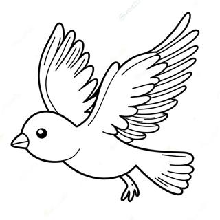 Bird Flying Coloring Page 21272-16804