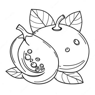 Blueberry Fruit Coloring Page 21292-16840