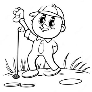 Golf Coloring Page 2130-1690