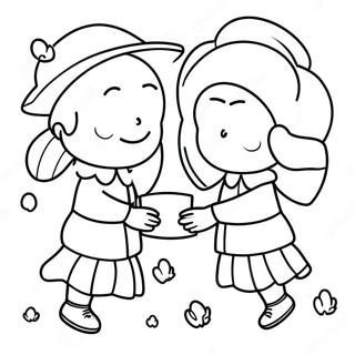 World Kindness Day Coloring Page 21352-16879