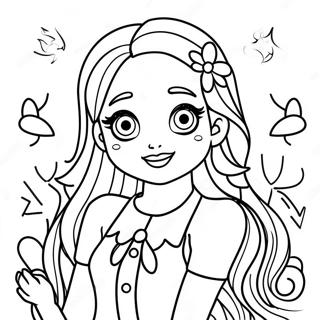 Rainbow High Bella Coloring Page 21382-16902