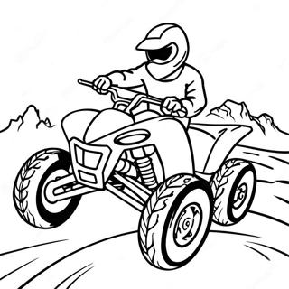 Cool Atv Racing Coloring Page 21433-16954