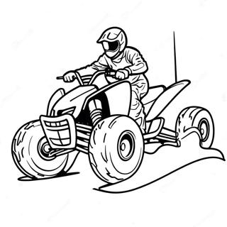 Cool Atv Racing Coloring Page 21433-16955