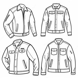 Jacket Coloring Pages