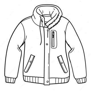 Cozy Winter Jacket Coloring Page 21453-16959