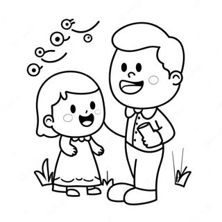 Cute Father S Day Card Coloring Page 21483-16988