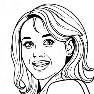 Miley Cyrus Coloring Page 21492-16992