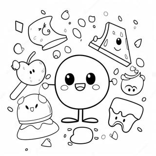 Bfdi Characters In Action Coloring Page 2151-1723