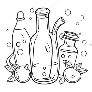 Colorful Potions Coloring Page 21522-17035